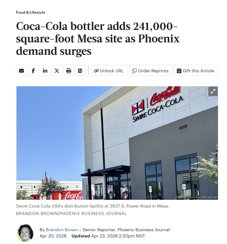 Swire Coca-Cola - Phoenix Business Journal